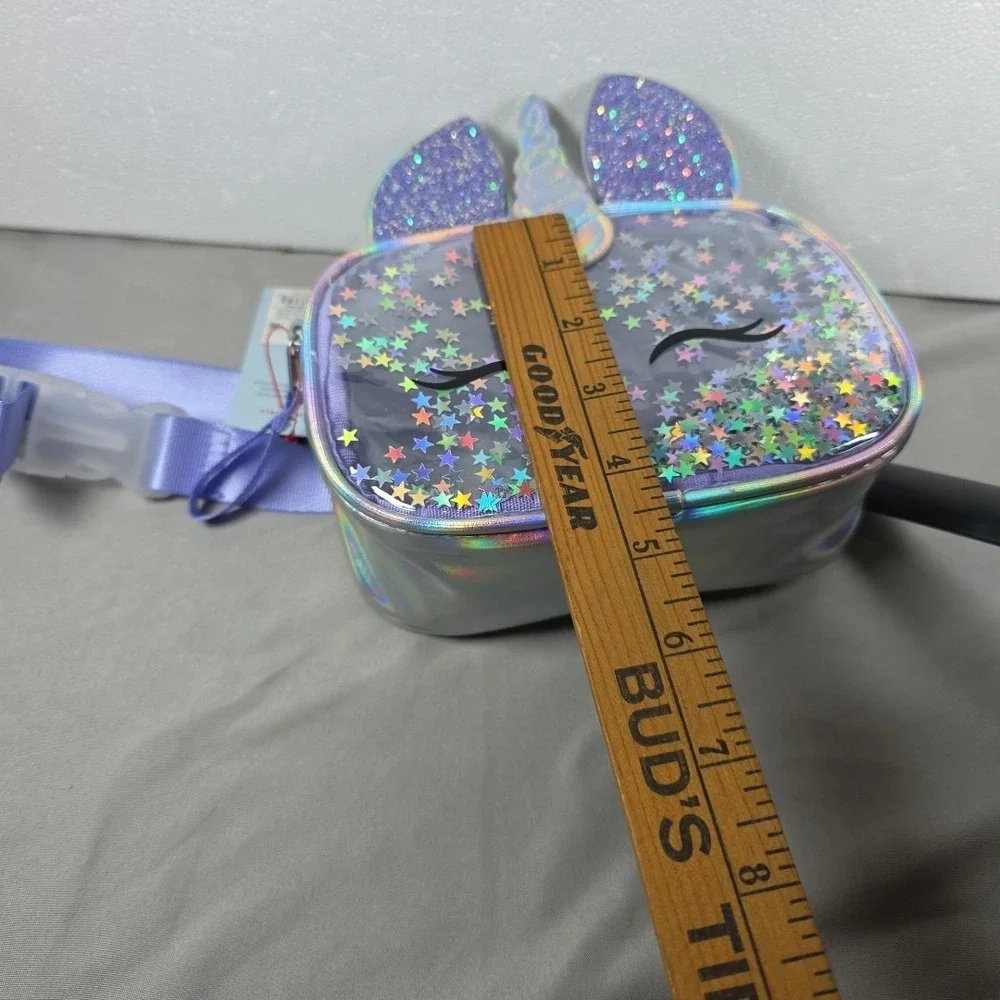 Unicorn Kids Glitter Fanny Pack With Single Pocket‎ Cat & Jack